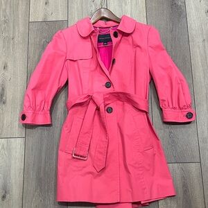 Banana Republic Fuchsia Jacket with Gold Chain Accent